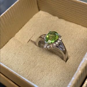 Pear shape ring Sterling